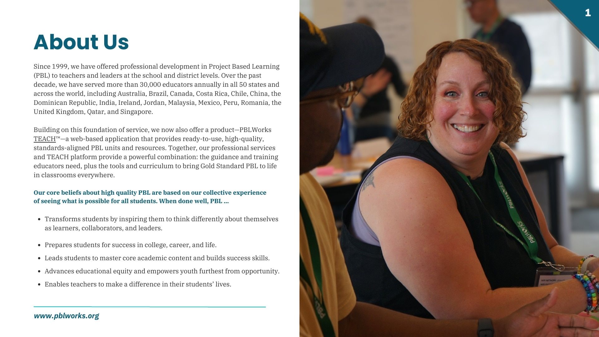 PBLWorks Education Services Catalog Weekly Ad January 1 - December 31, 2026