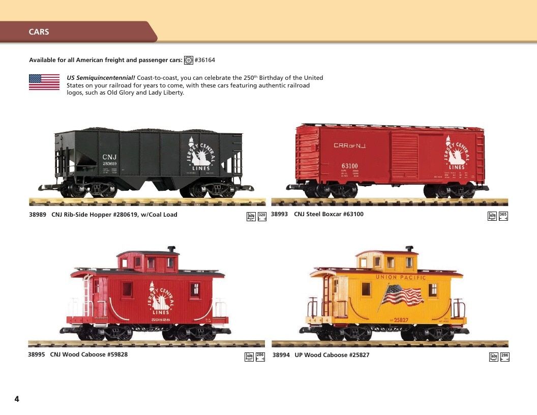 PIKO America G Scale New Items Weekly Ad January 1 - December 31, 2026