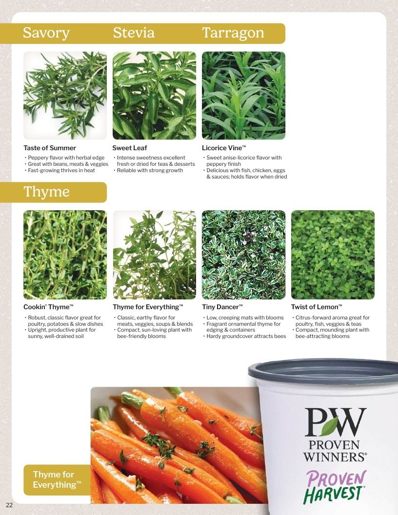 Proven Harvest Vegetable and Herb Catalog Weekly Ad January 1 - December 31, 2026