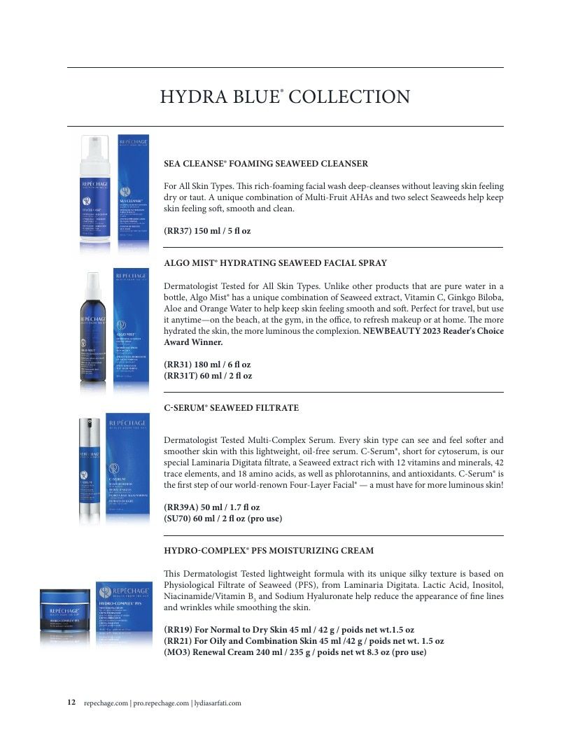 Repechage Pro Professional Skin Care Catalog Weekly Ad January 1 - December 31, 2026
