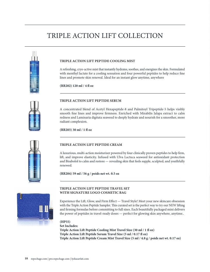 Repechage Pro Professional Skin Care Catalog Weekly Ad January 1 - December 31, 2026