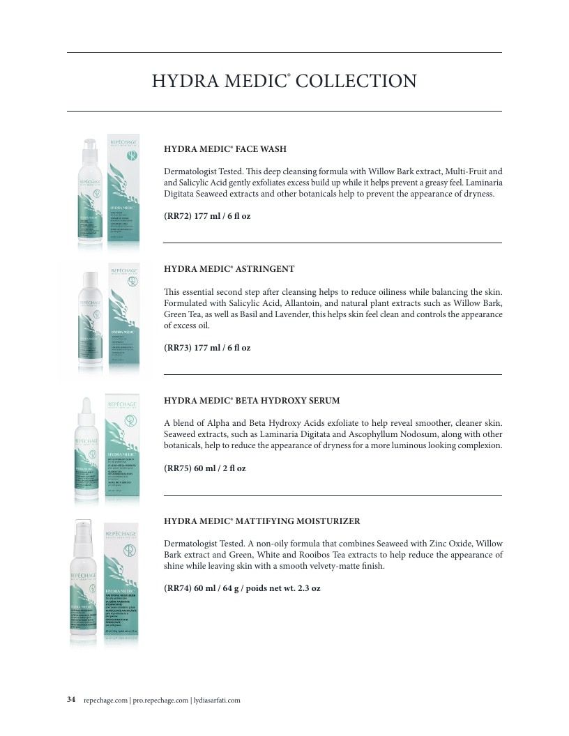 Repechage Pro Professional Skin Care Catalog Weekly Ad January 1 - December 31, 2026