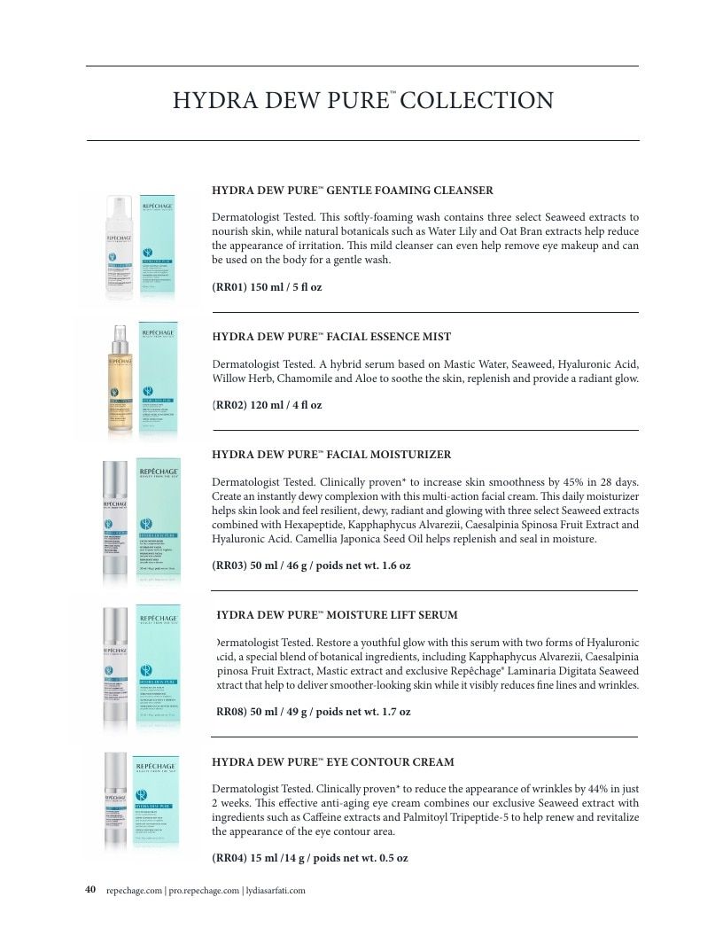 Repechage Pro Professional Skin Care Catalog Weekly Ad January 1 - December 31, 2026