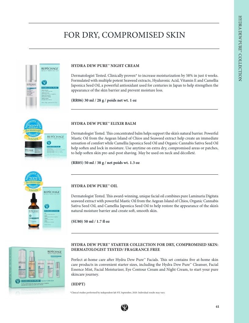 Repechage Pro Professional Skin Care Catalog Weekly Ad January 1 - December 31, 2026