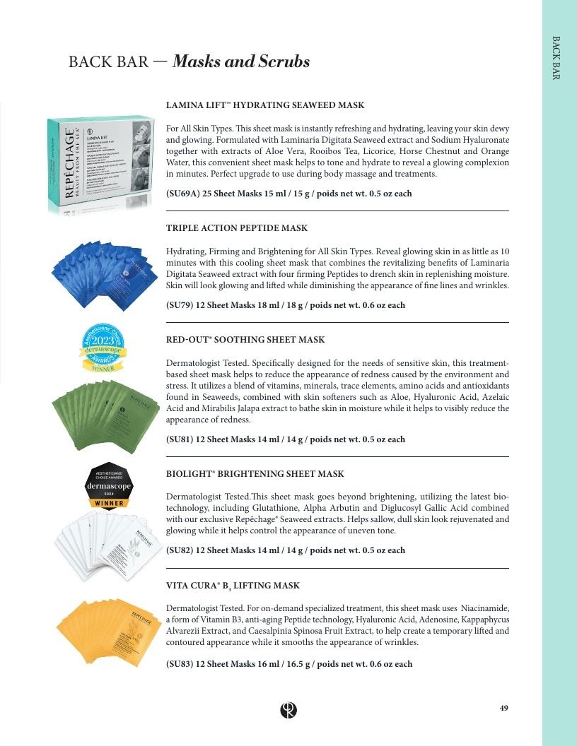 Repechage Pro Professional Skin Care Catalog Weekly Ad January 1 - December 31, 2026