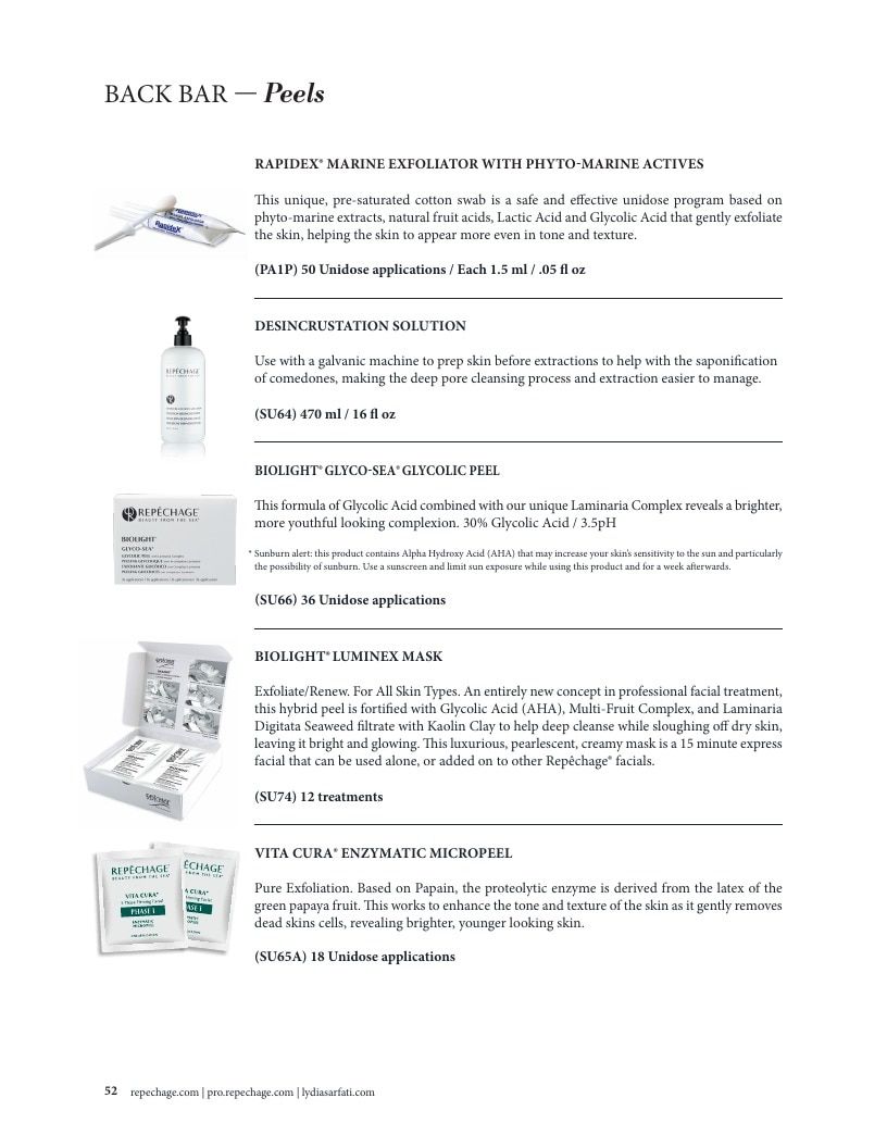 Repechage Pro Professional Skin Care Catalog Weekly Ad January 1 - December 31, 2026