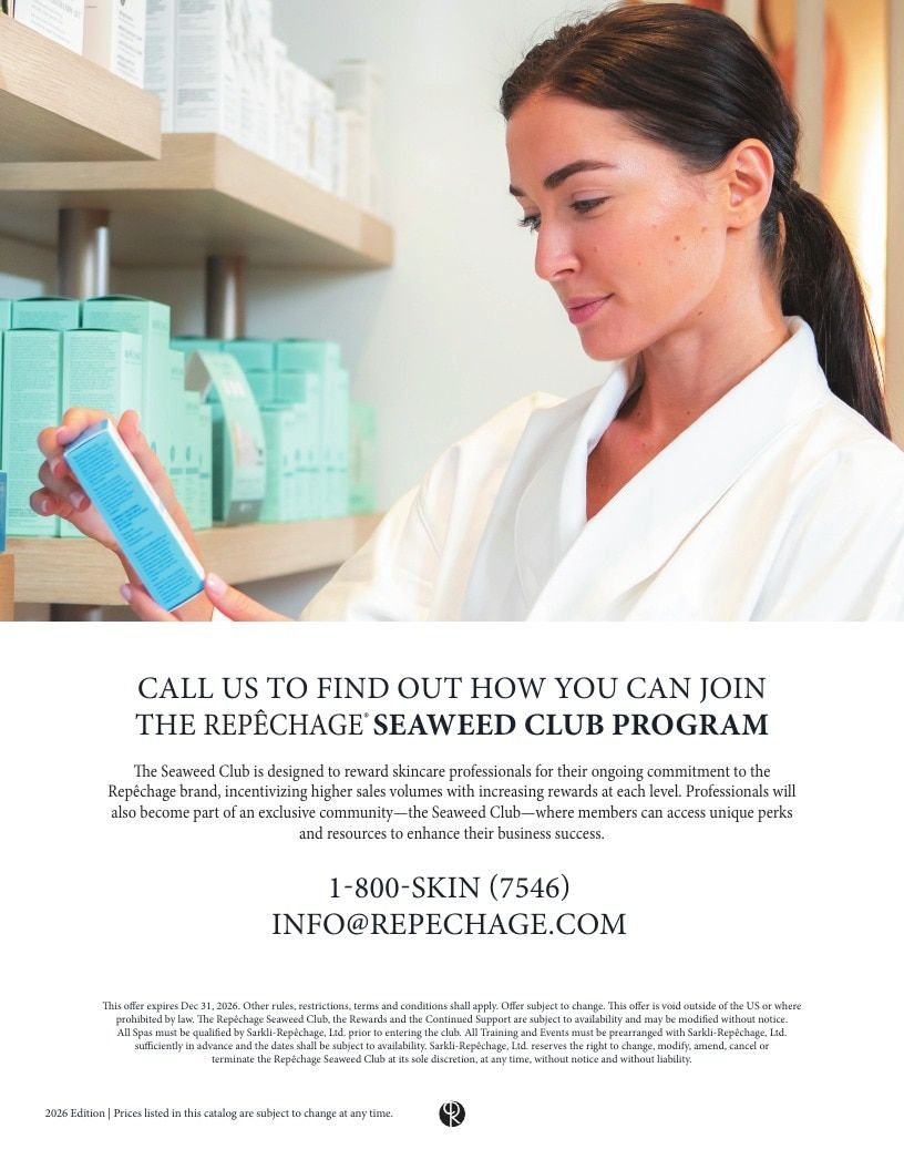 Repechage Pro Professional Skin Care Catalog Weekly Ad January 1 - December 31, 2026