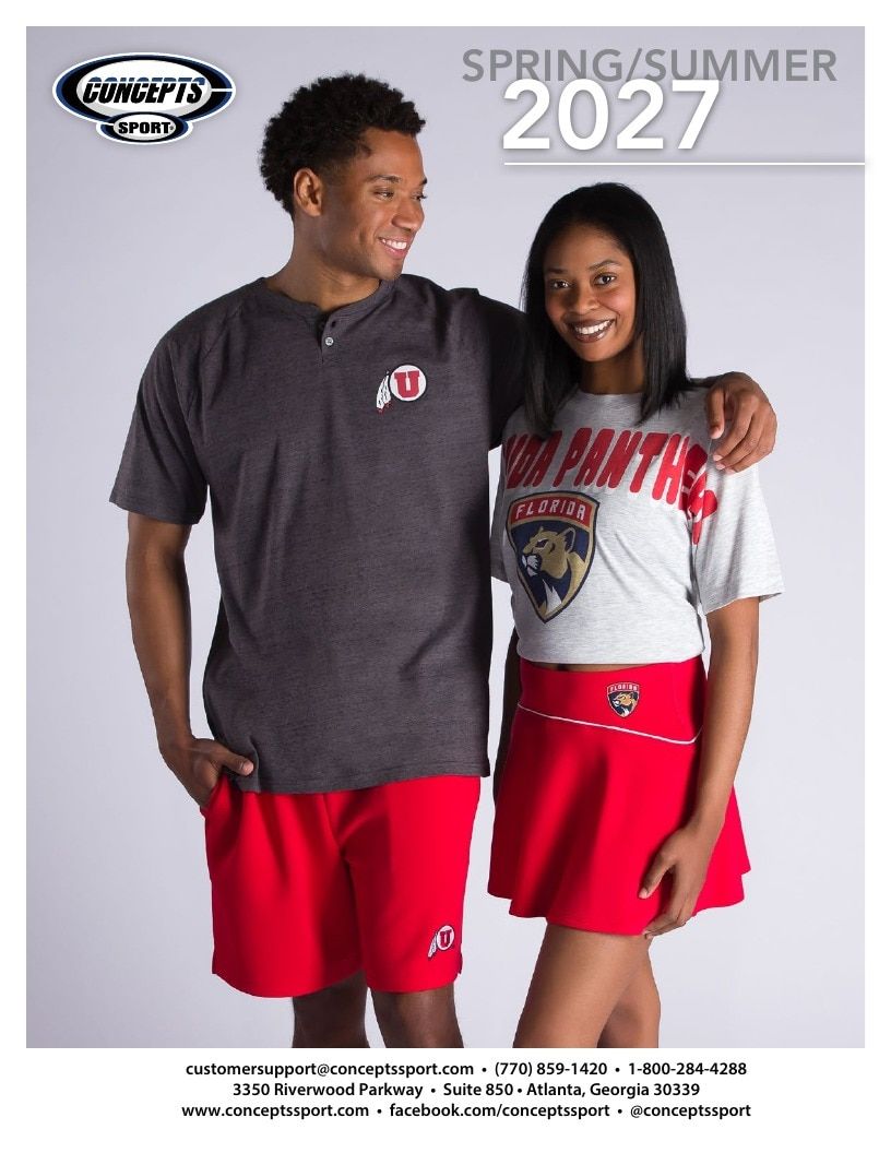 Concepts Sport Spring Apparel Catalog Weekly Ad January 1 - June 30, 2027