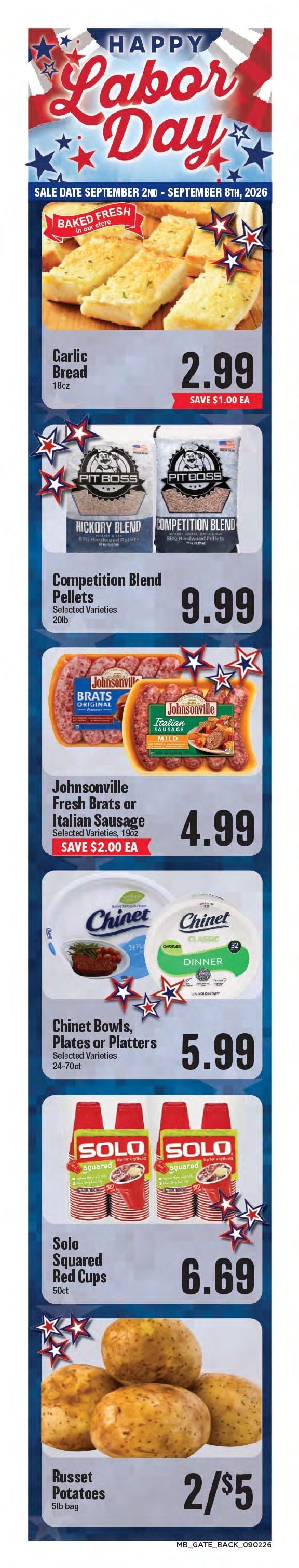 Market Basket (Many, LA) Weekly Ad September 2 - 8, 2026