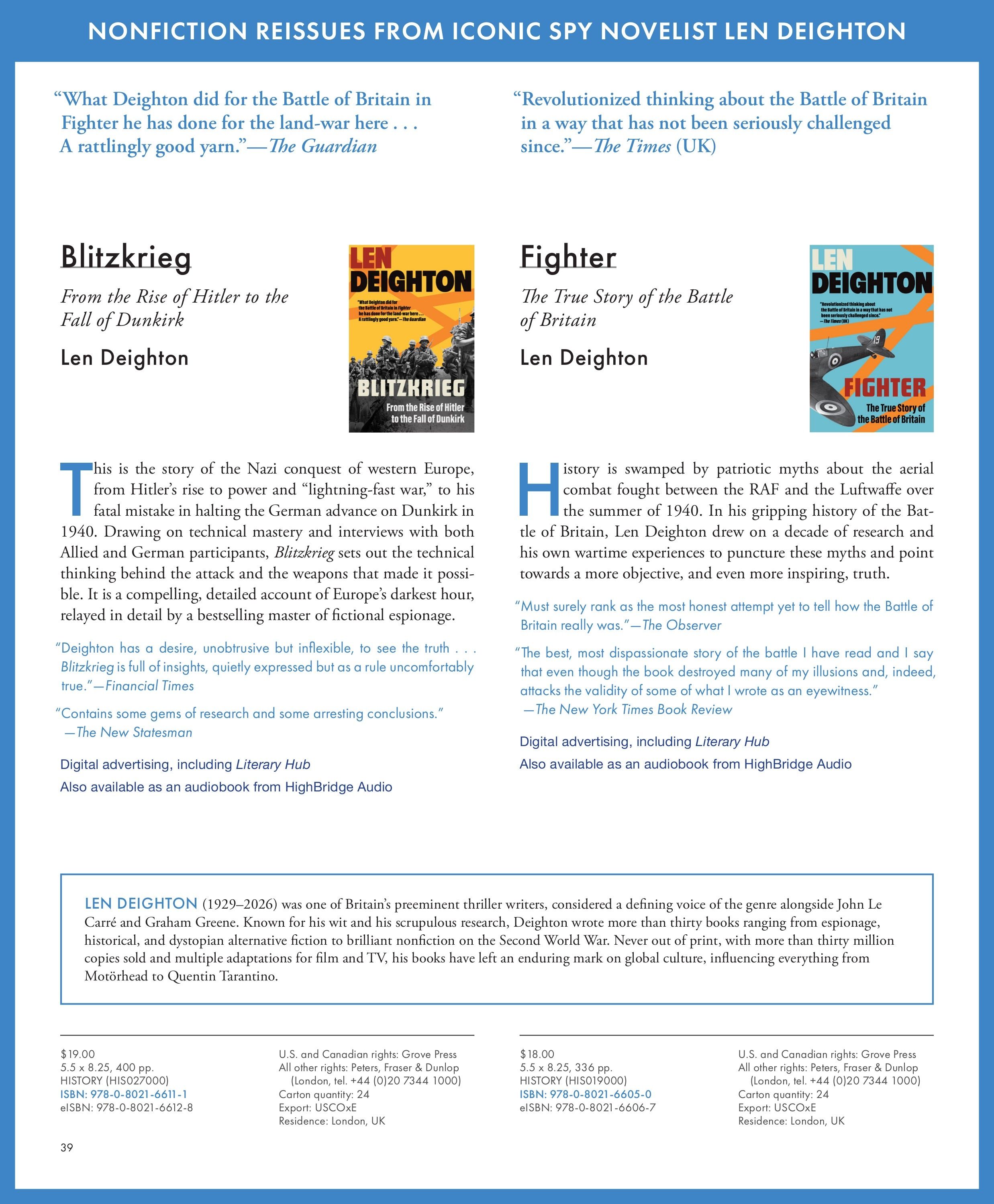 Grove Atlantic Winter Book Catalog Weekly Ad January 1 - December 31, 2027