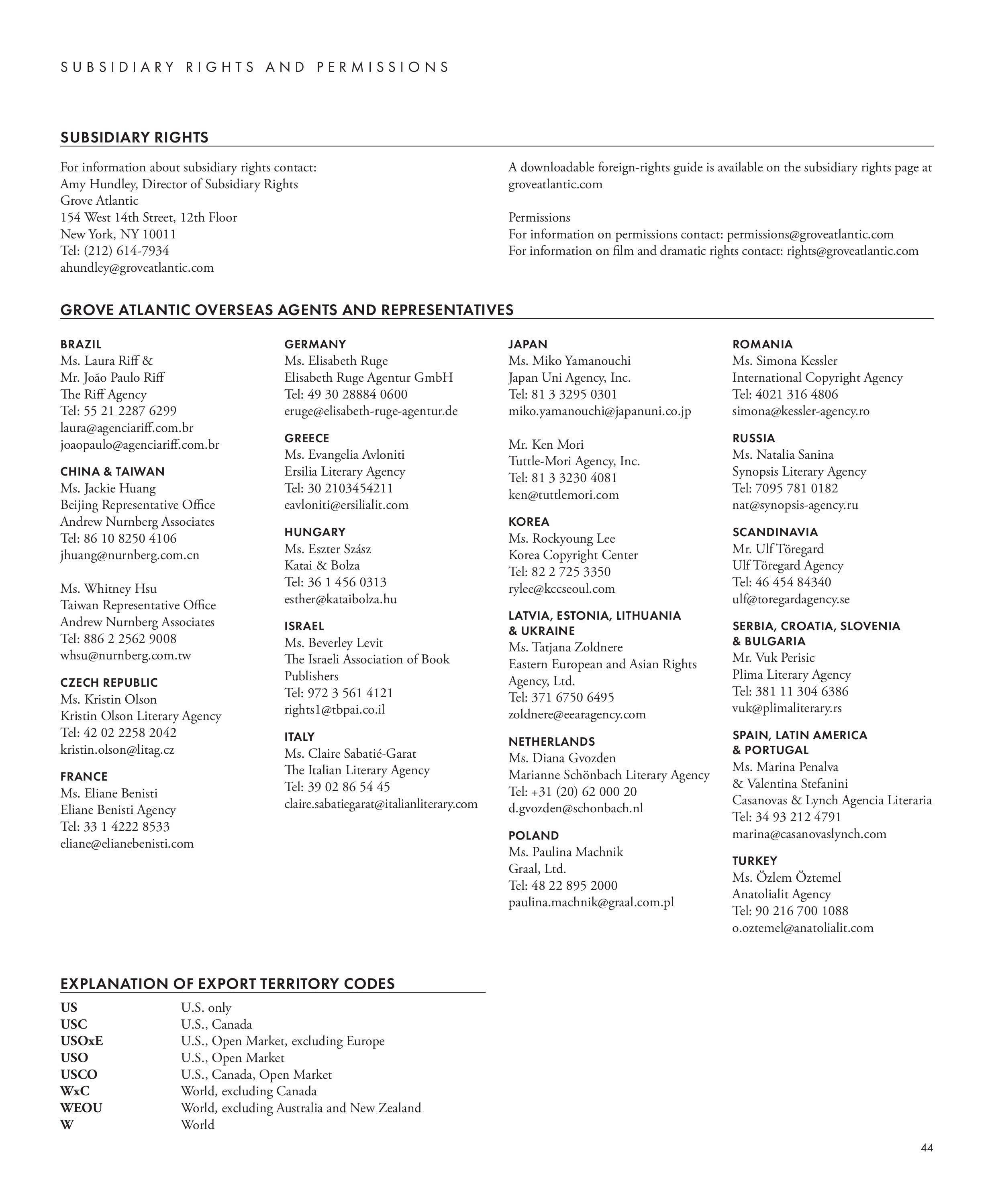 Grove Atlantic Winter Book Catalog Weekly Ad January 1 - December 31, 2027