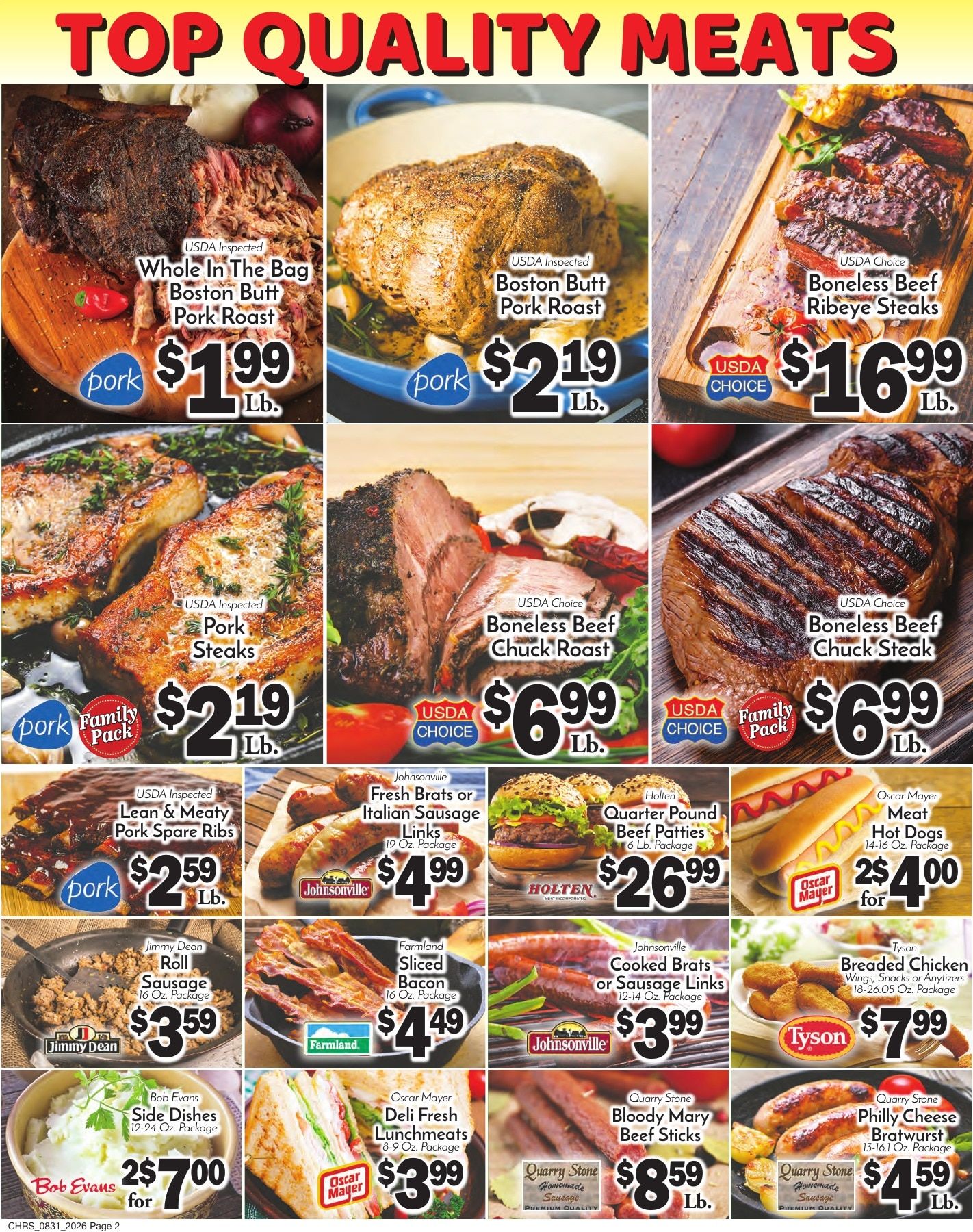 Chris' Food Center Weekly Ad August 31 - September 6, 2026
