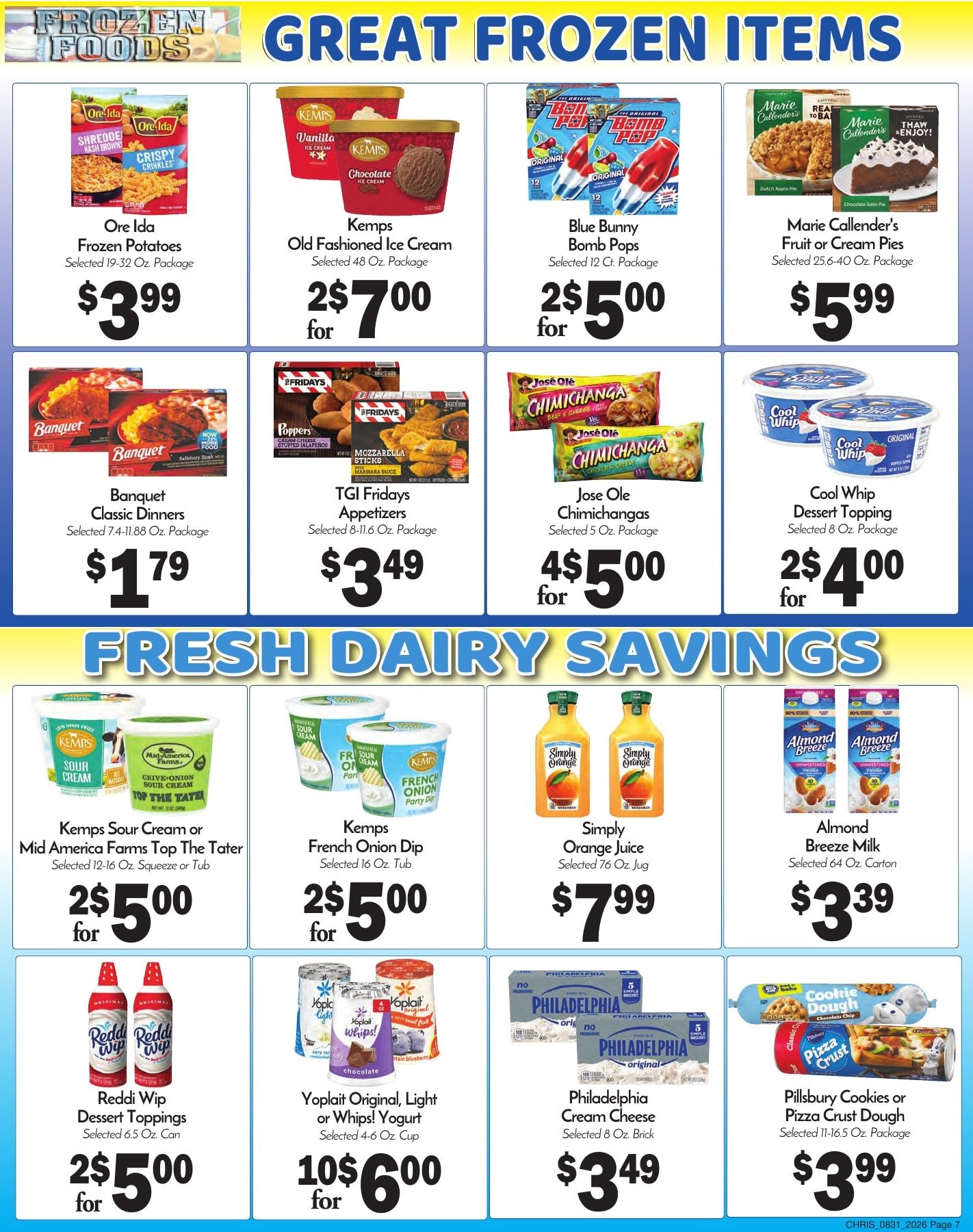 Chris' Food Center Weekly Ad August 31 - September 6, 2026