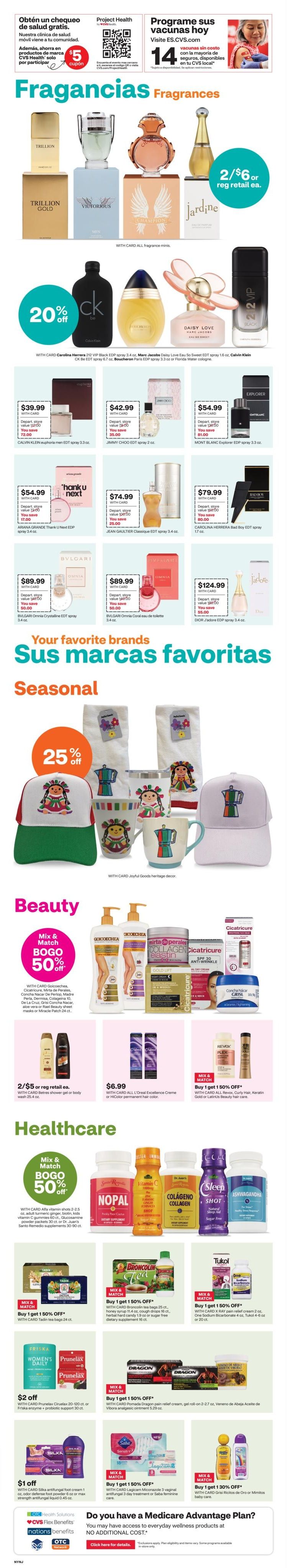 CVS Pharmacy y más Weekly Ad August 30 - September 12, 2026