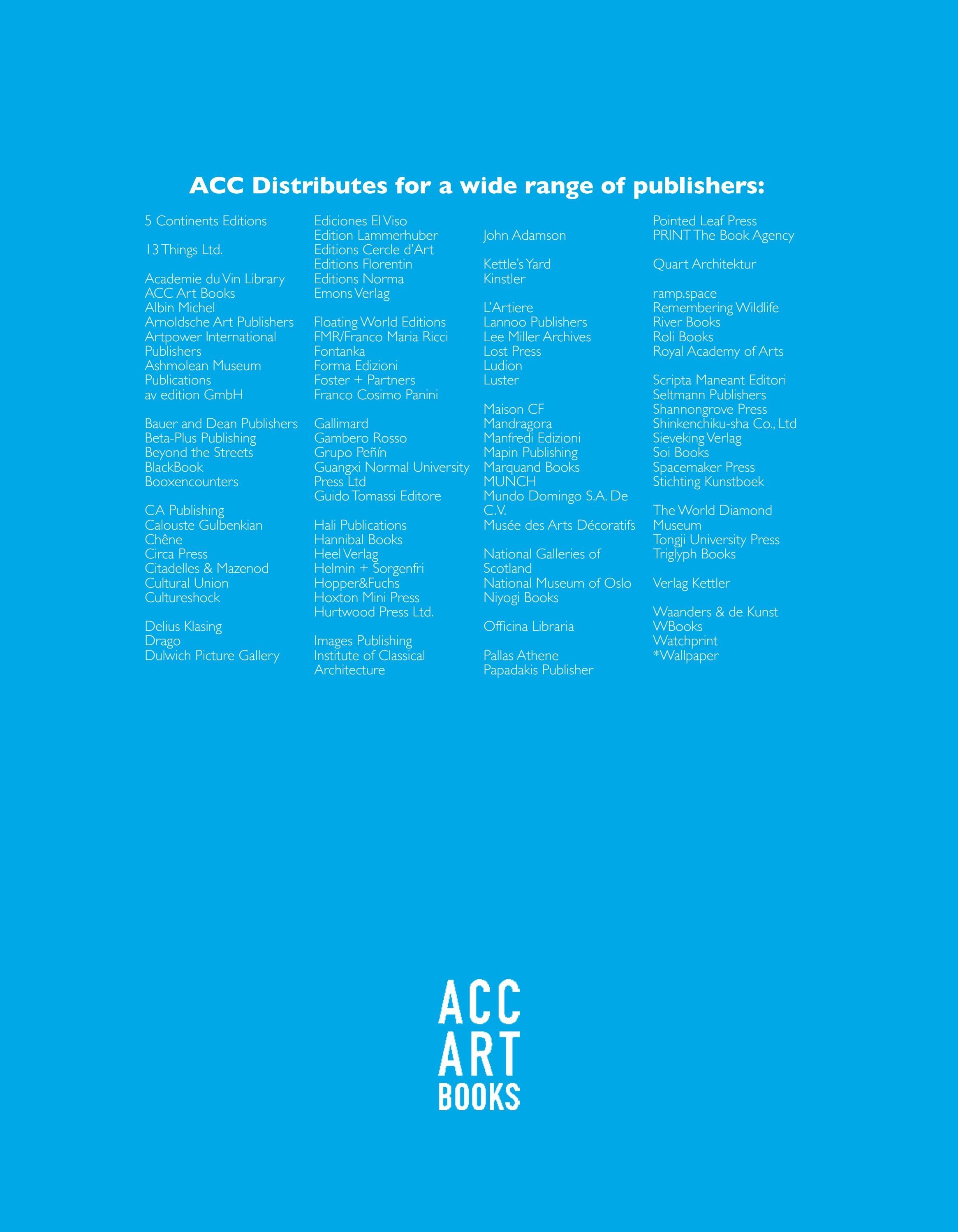 ACC Art Books Spring Art Books Catalog Weekly Ad January 1 - December 31, 2026