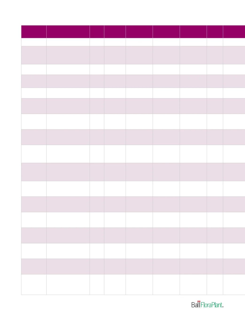 Ball FloraPlant Plants Catalog Weekly Ad January 1 - December 31, 2027