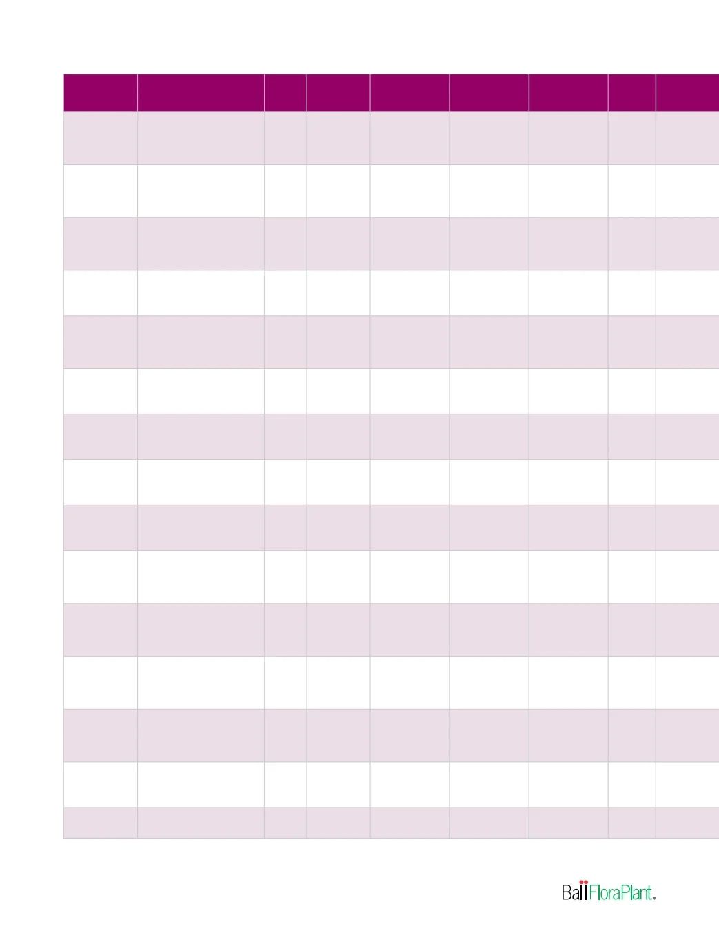 Ball FloraPlant Plants Catalog Weekly Ad January 1 - December 31, 2027