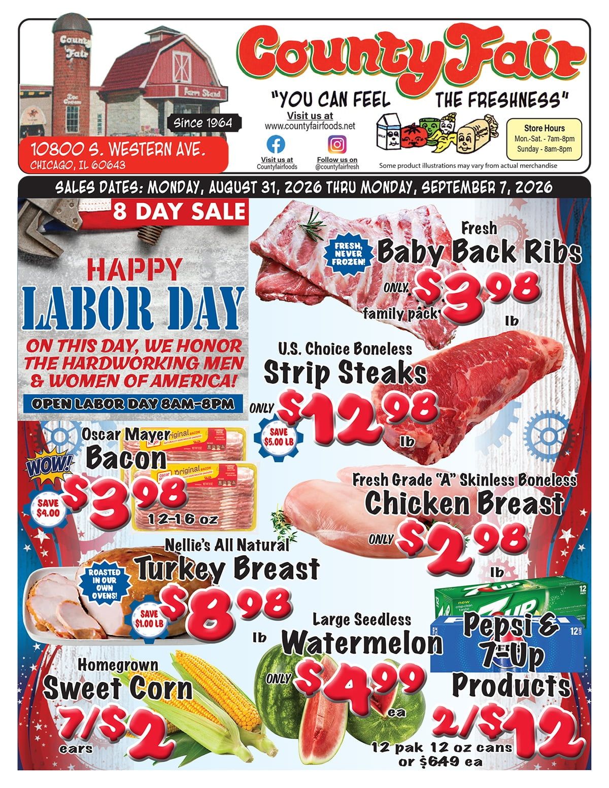 County Fair Foods Weekly Ad August 31 - September 7, 2026
