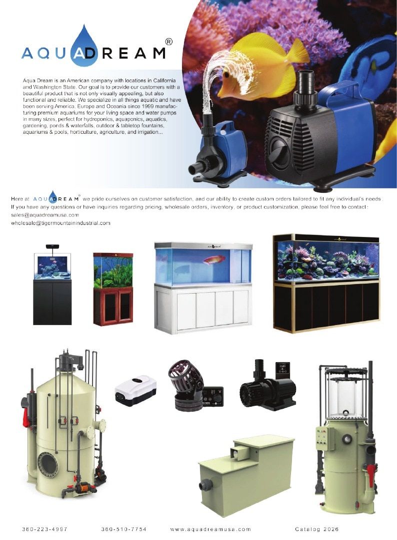 Aqua Dream USA Aquariums Catalog Weekly Ad January 1 - December 31, 2026