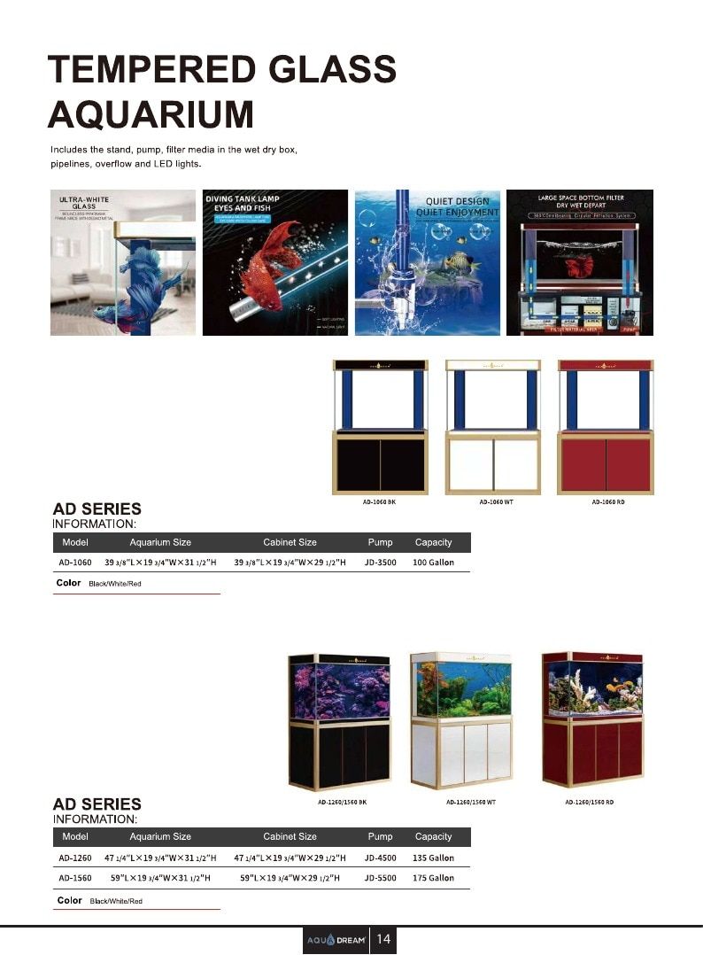 Aqua Dream USA Aquariums Catalog Weekly Ad January 1 - December 31, 2026