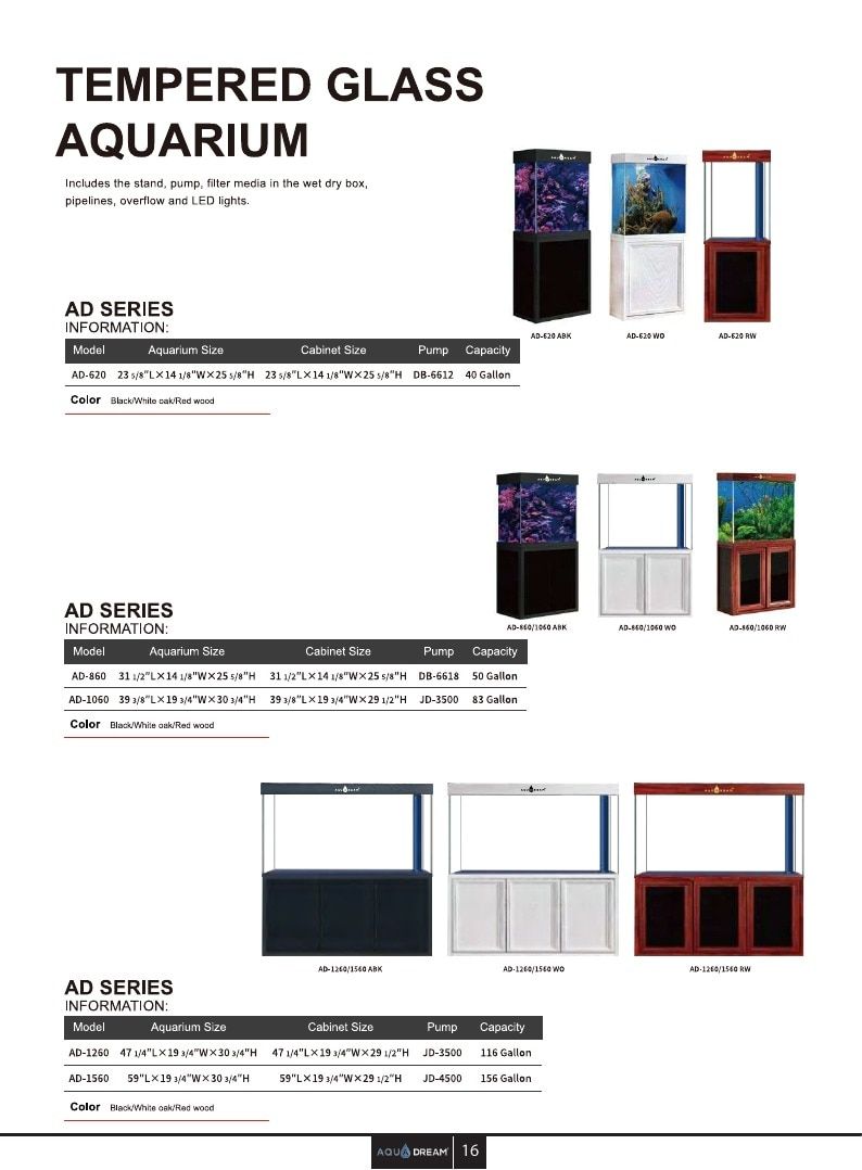 Aqua Dream USA Aquariums Catalog Weekly Ad January 1 - December 31, 2026