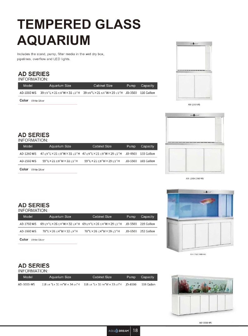 Aqua Dream USA Aquariums Catalog Weekly Ad January 1 - December 31, 2026
