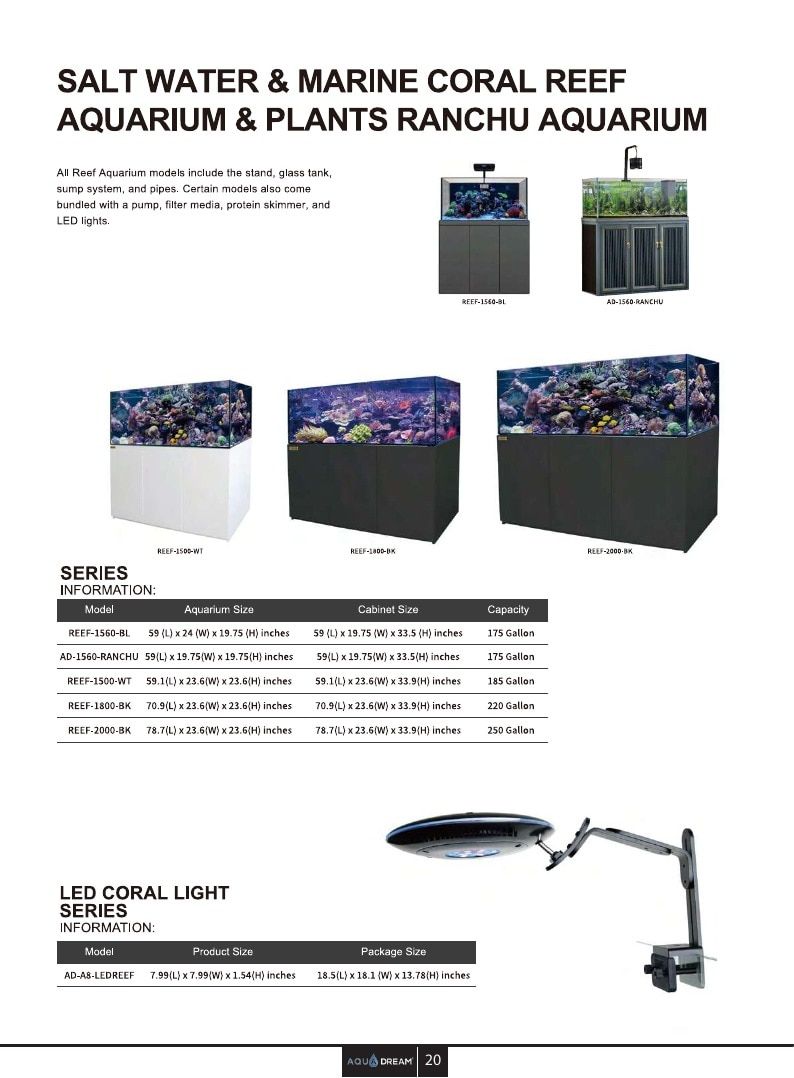Aqua Dream USA Aquariums Catalog Weekly Ad January 1 - December 31, 2026