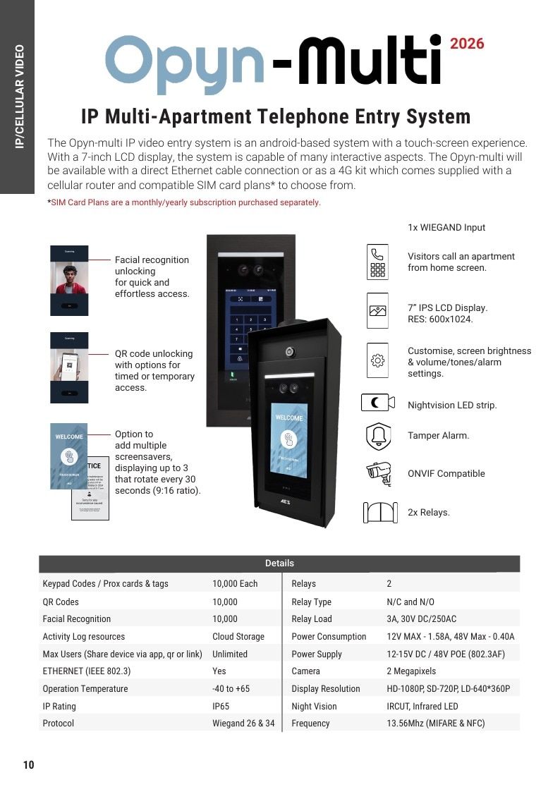 AES Global US Access Control Products Catalog Weekly Ad January 1 - December 31, 2026