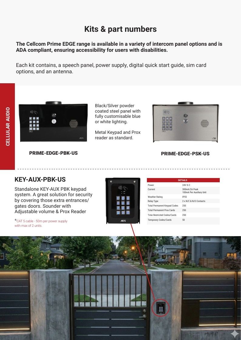 AES Global US Access Control Products Catalog Weekly Ad January 1 - December 31, 2026