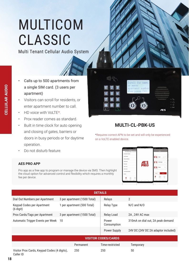 AES Global US Access Control Products Catalog Weekly Ad January 1 - December 31, 2026
