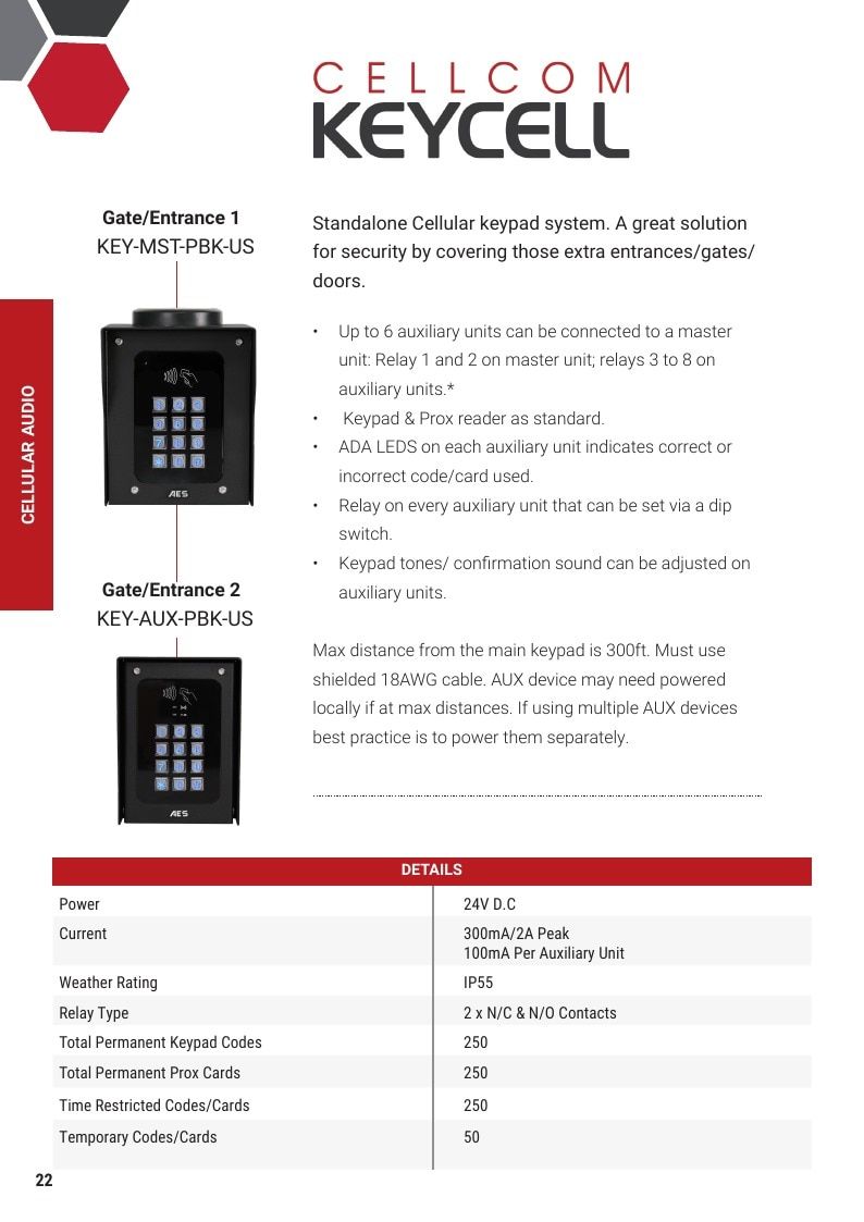AES Global US Access Control Products Catalog Weekly Ad January 1 - December 31, 2026