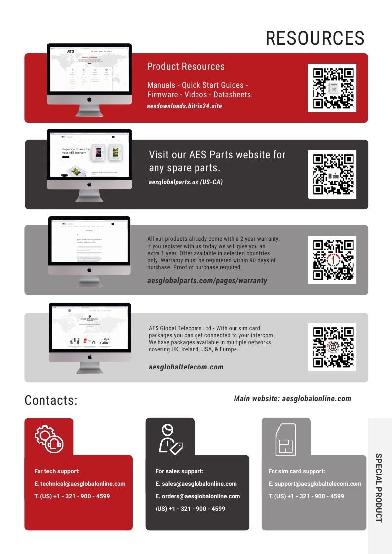 AES Global US Access Control Products Catalog Weekly Ad January 1 - December 31, 2026