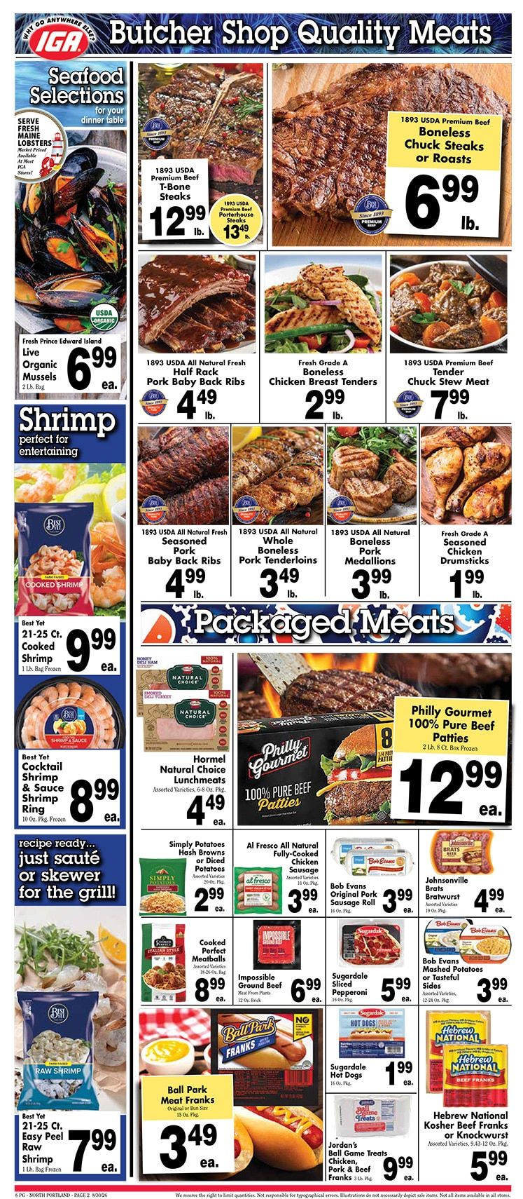 Orono IGA Weekly Ad August 31 - September 6, 2026