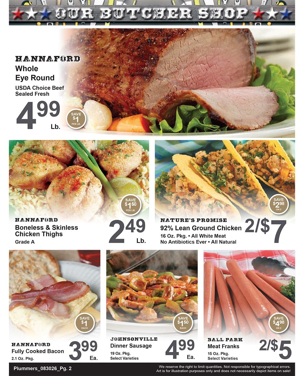 Plummer's Shop 'n Save Weekly Ad August 31 - September 6, 2026