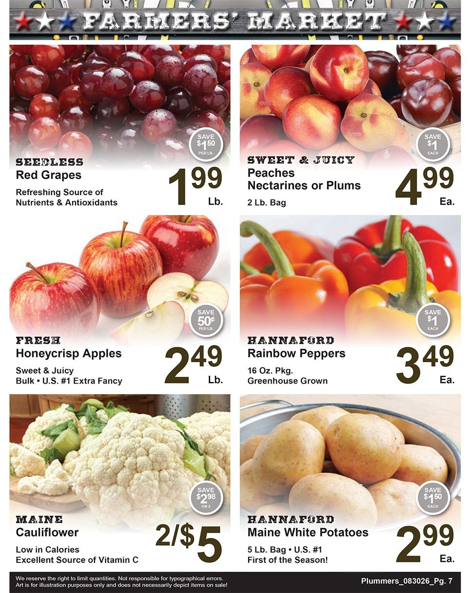 Plummer's Shop 'n Save Weekly Ad August 31 - September 6, 2026