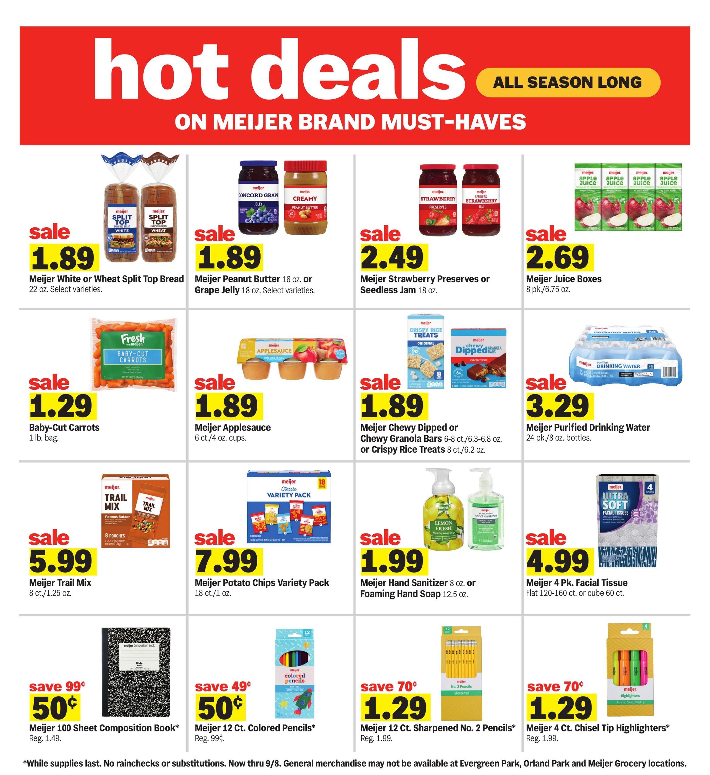 Meijer (Aurora Area, IL) Weekly Ad September 2 - 8, 2026