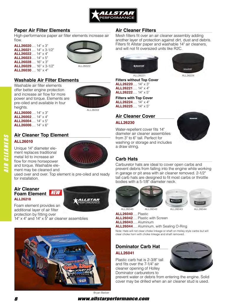 Allstar Performance Automotive Performance Catalog Weekly Ad January 1 - December 31, 2026