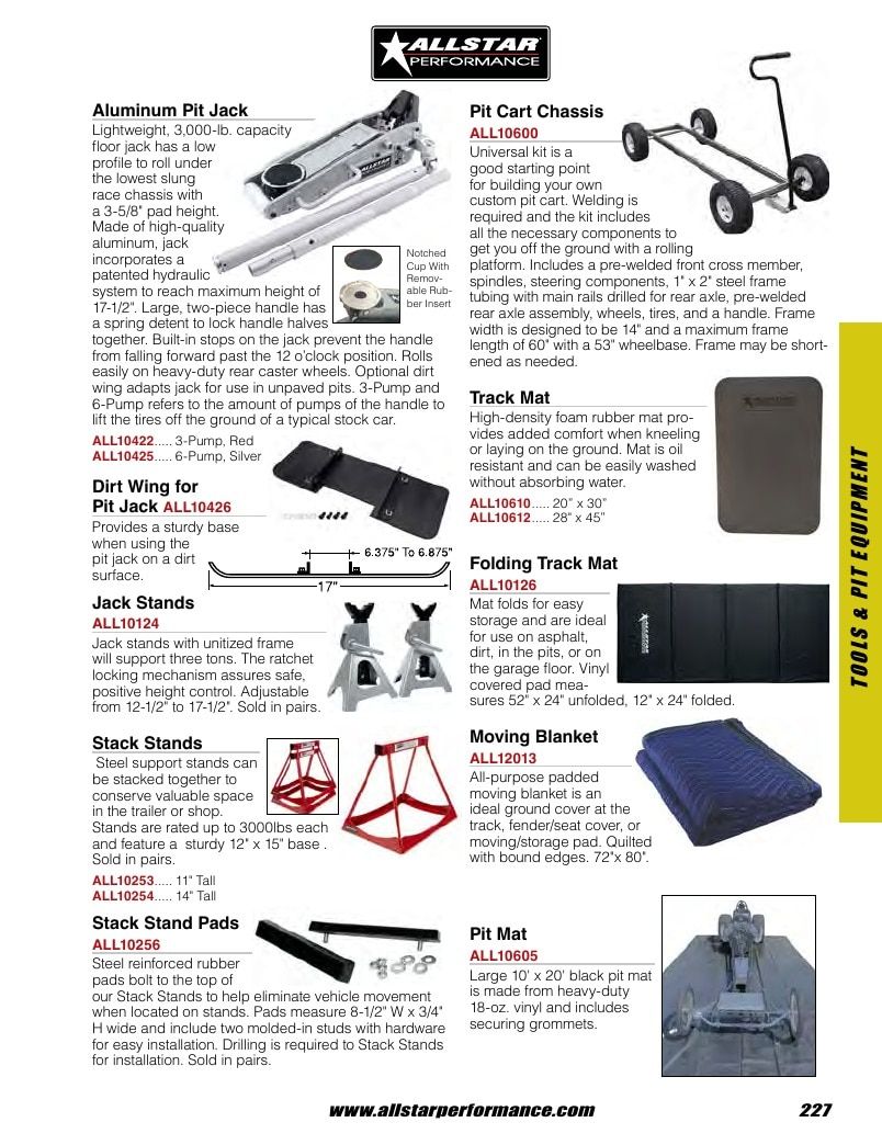 Allstar Performance Automotive Performance Catalog Weekly Ad January 1 - December 31, 2026