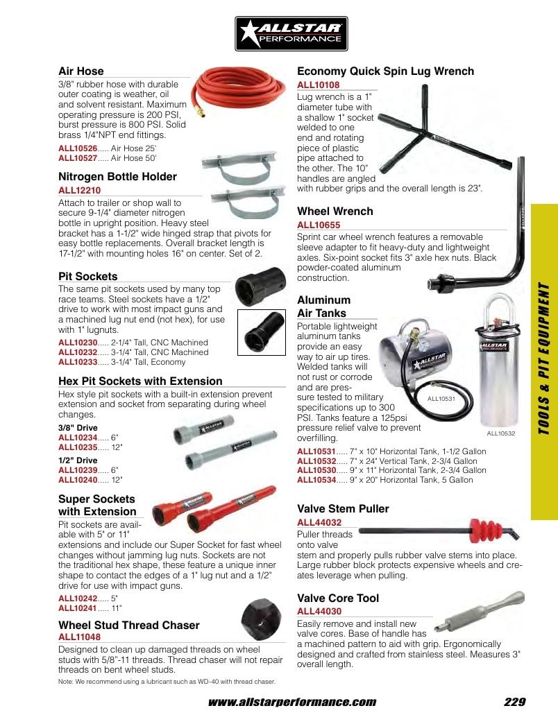 Allstar Performance Automotive Performance Catalog Weekly Ad January 1 - December 31, 2026