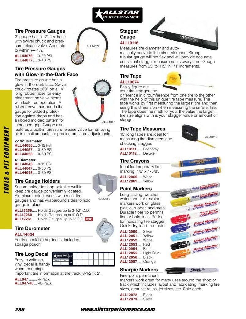 Allstar Performance Automotive Performance Catalog Weekly Ad January 1 - December 31, 2026