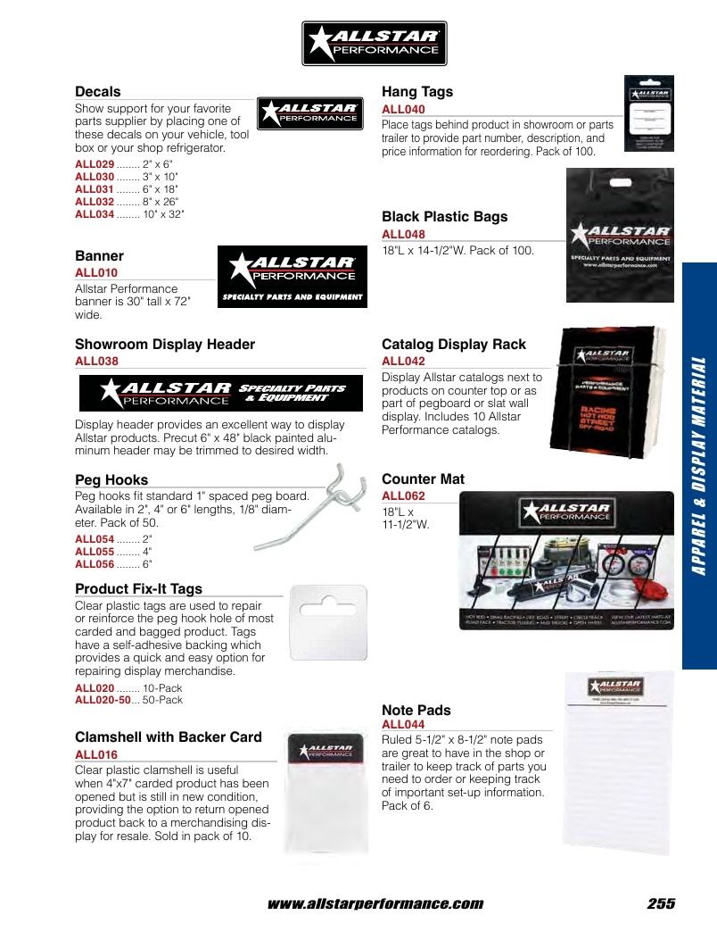 Allstar Performance Automotive Performance Catalog Weekly Ad January 1 - December 31, 2026
