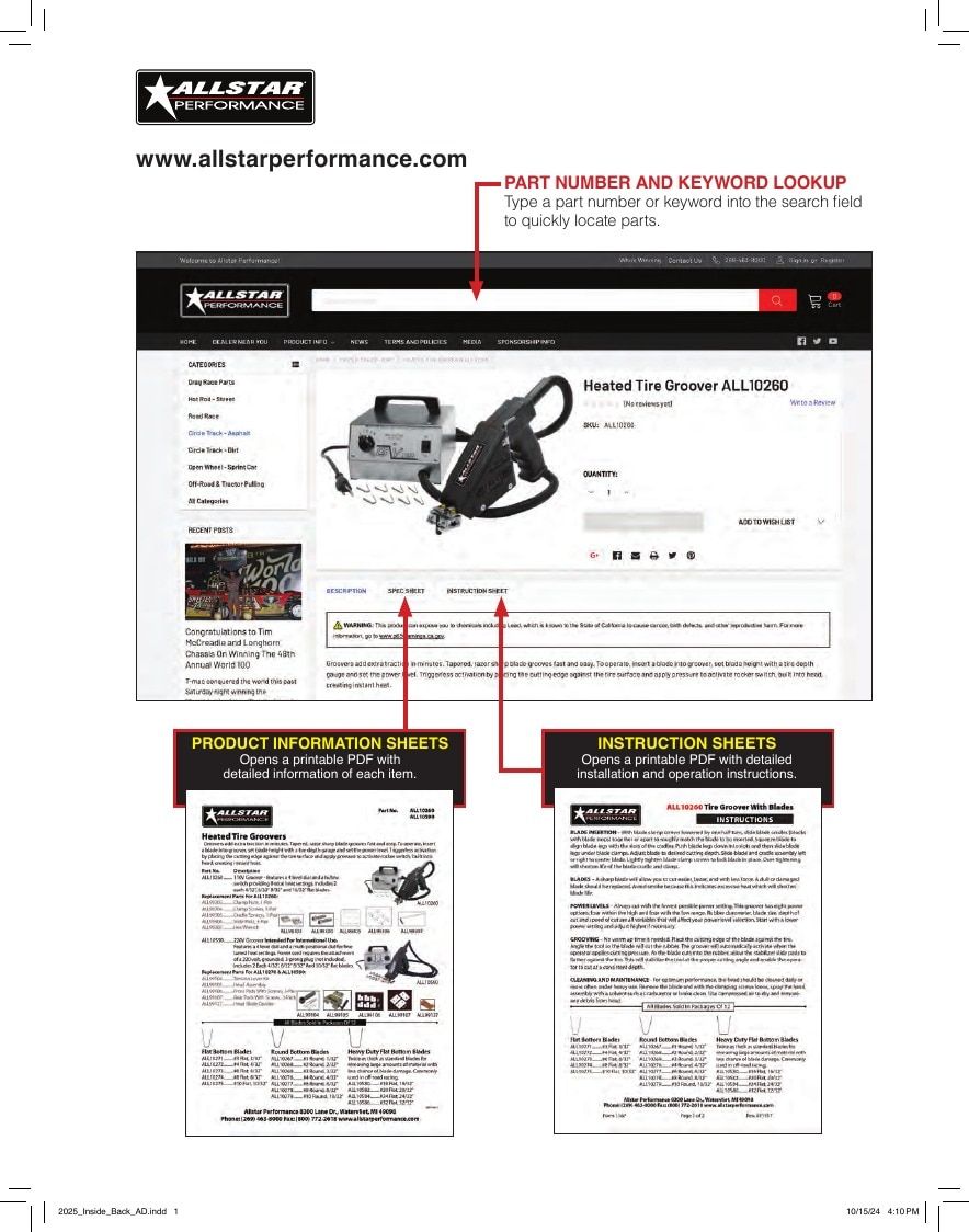 Allstar Performance Automotive Performance Catalog Weekly Ad January 1 - December 31, 2026