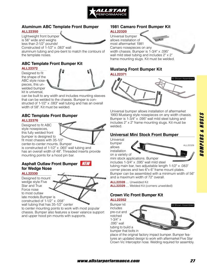 Allstar Performance Automotive Performance Catalog Weekly Ad January 1 - December 31, 2026