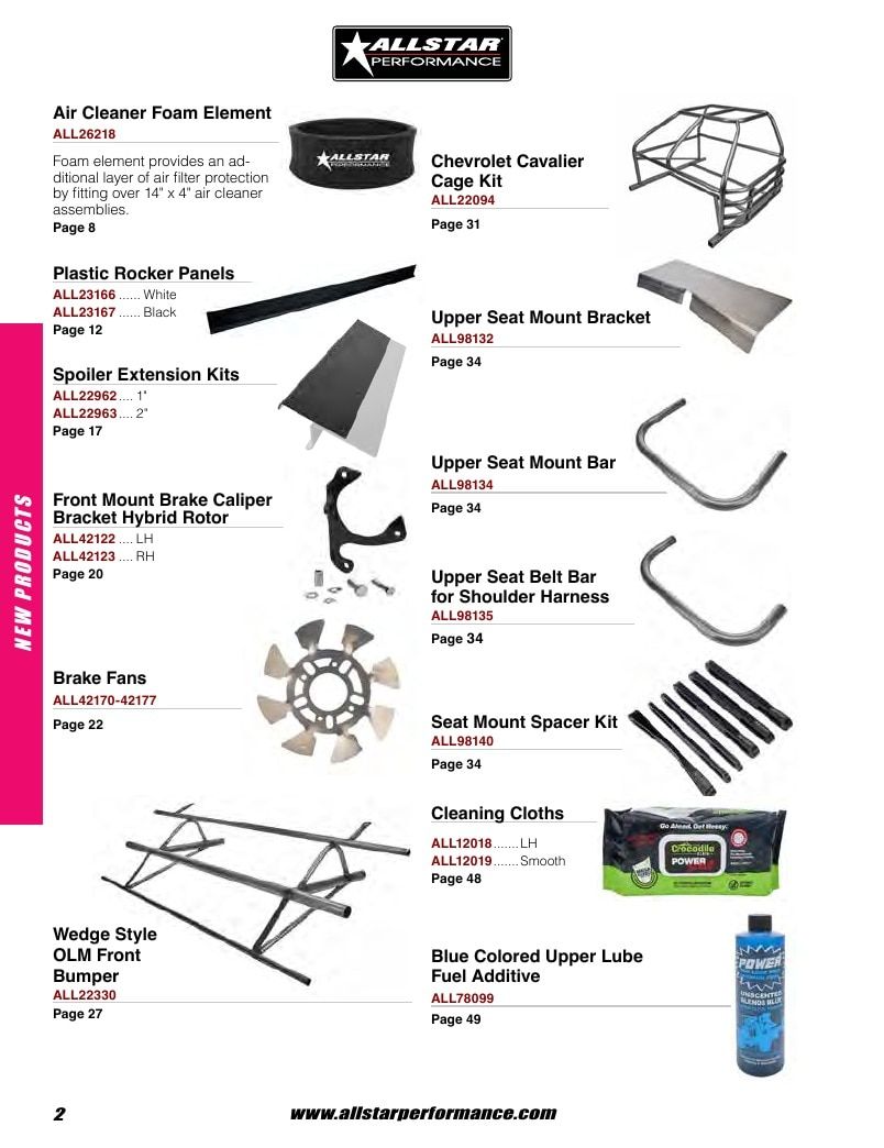 Allstar Performance Automotive Performance Catalog Weekly Ad January 1 - December 31, 2026