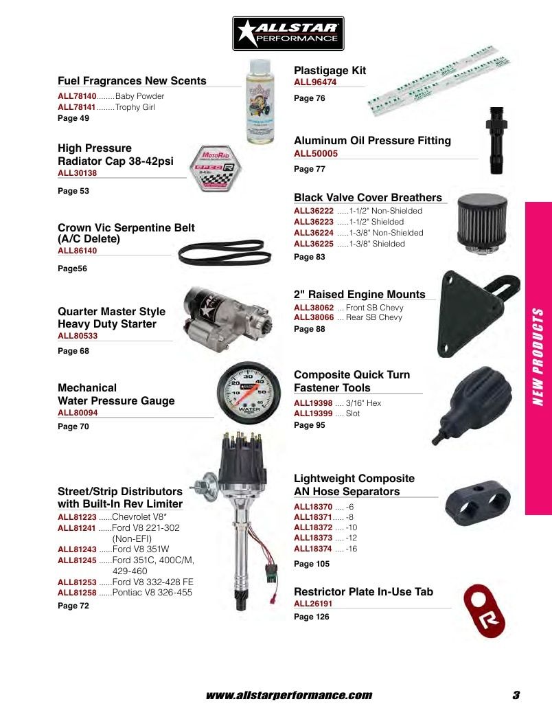 Allstar Performance Automotive Performance Catalog Weekly Ad January 1 - December 31, 2026