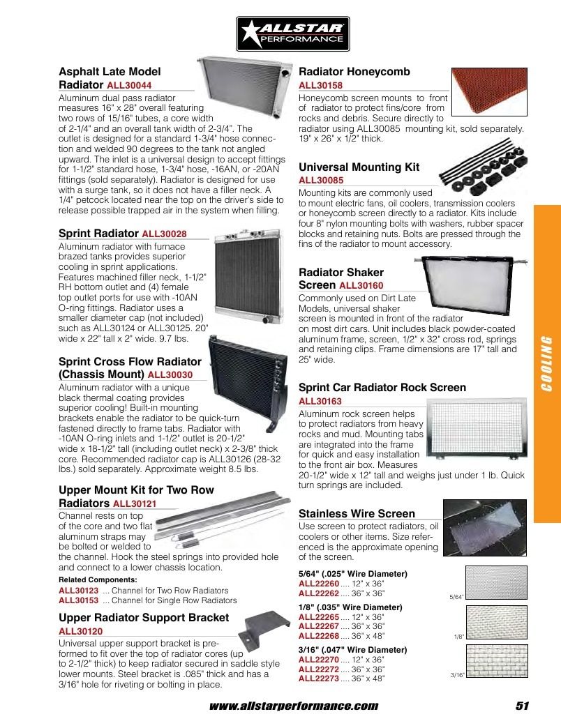 Allstar Performance Automotive Performance Catalog Weekly Ad January 1 - December 31, 2026