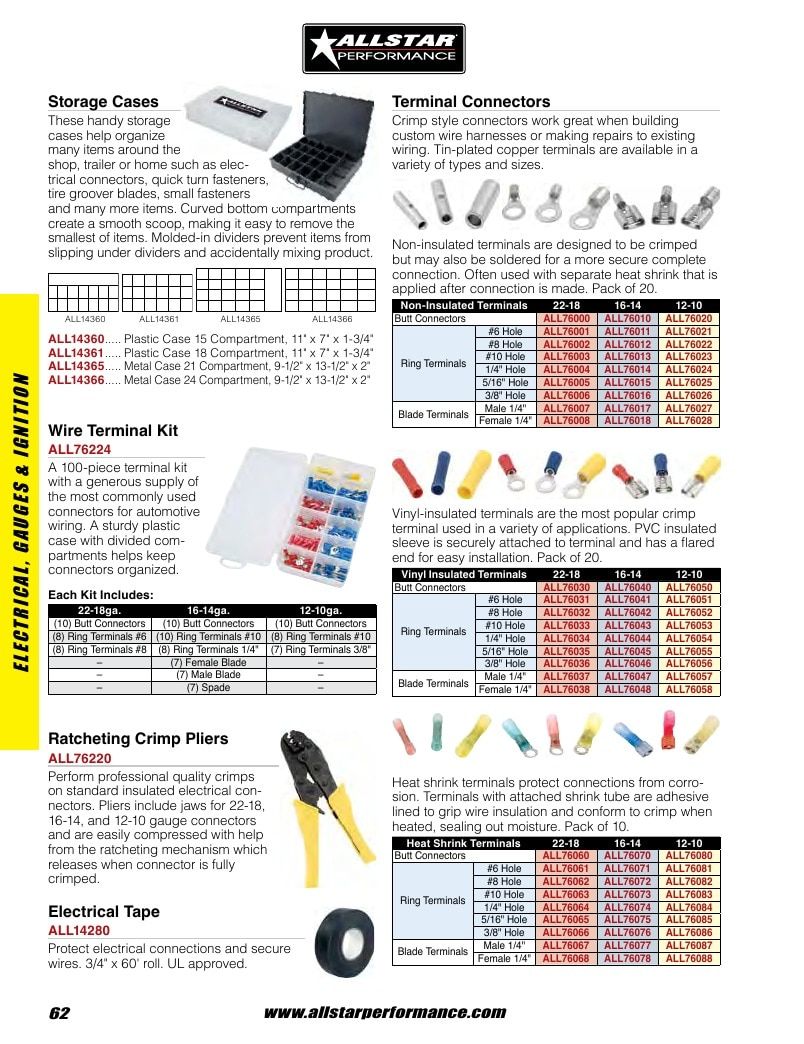 Allstar Performance Automotive Performance Catalog Weekly Ad January 1 - December 31, 2026