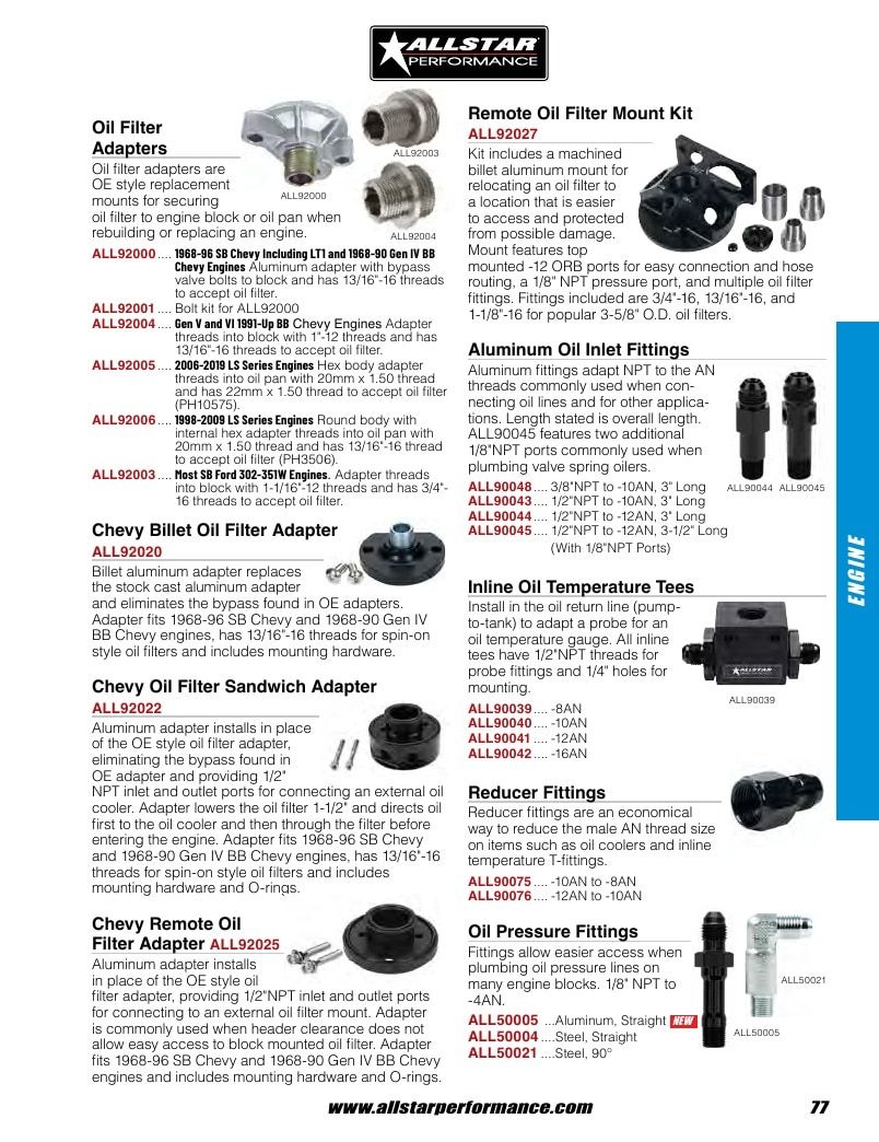 Allstar Performance Automotive Performance Catalog Weekly Ad January 1 - December 31, 2026