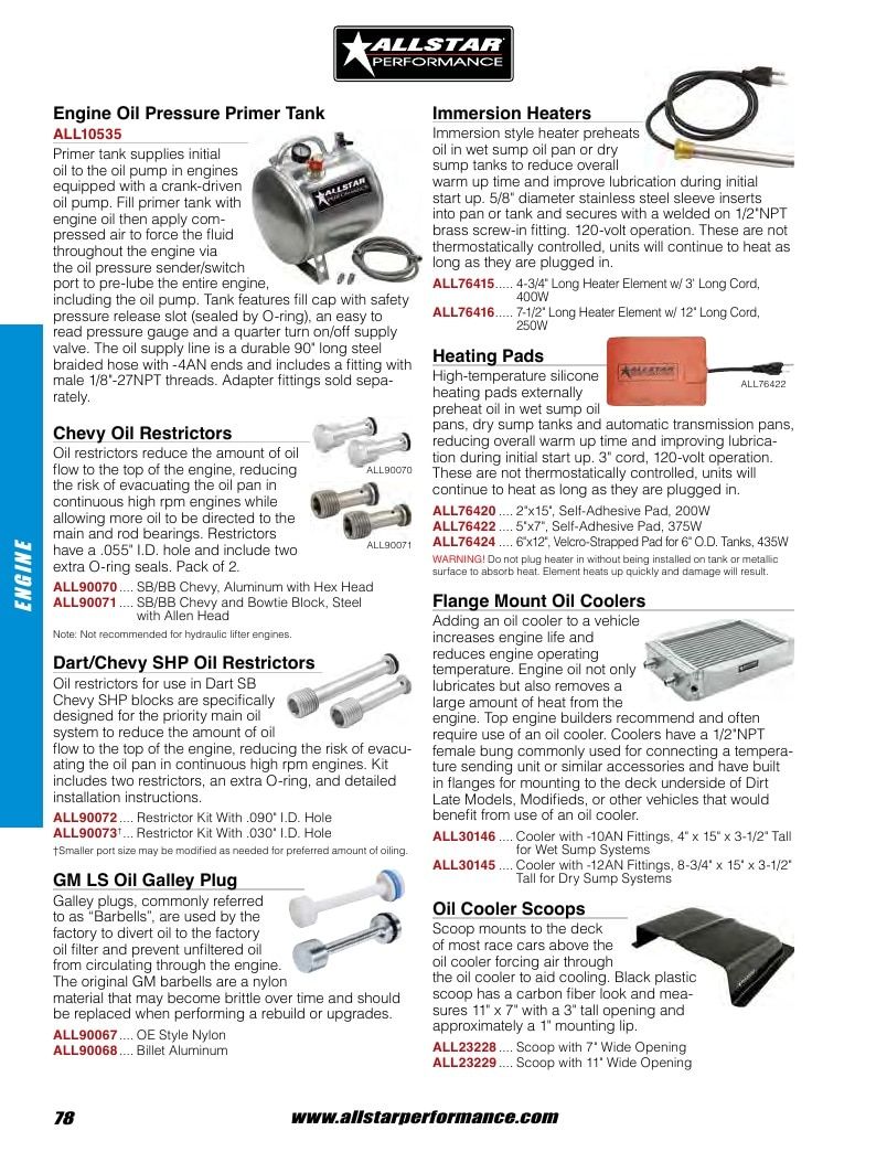 Allstar Performance Automotive Performance Catalog Weekly Ad January 1 - December 31, 2026