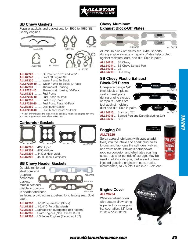Allstar Performance Automotive Performance Catalog Weekly Ad January 1 - December 31, 2026